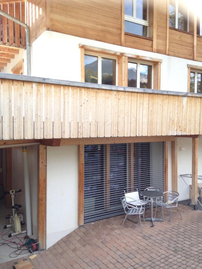 2-Zimmer Ferienwohnung,Parterre,Sitzplatz,Garage Adelboden Exterior foto