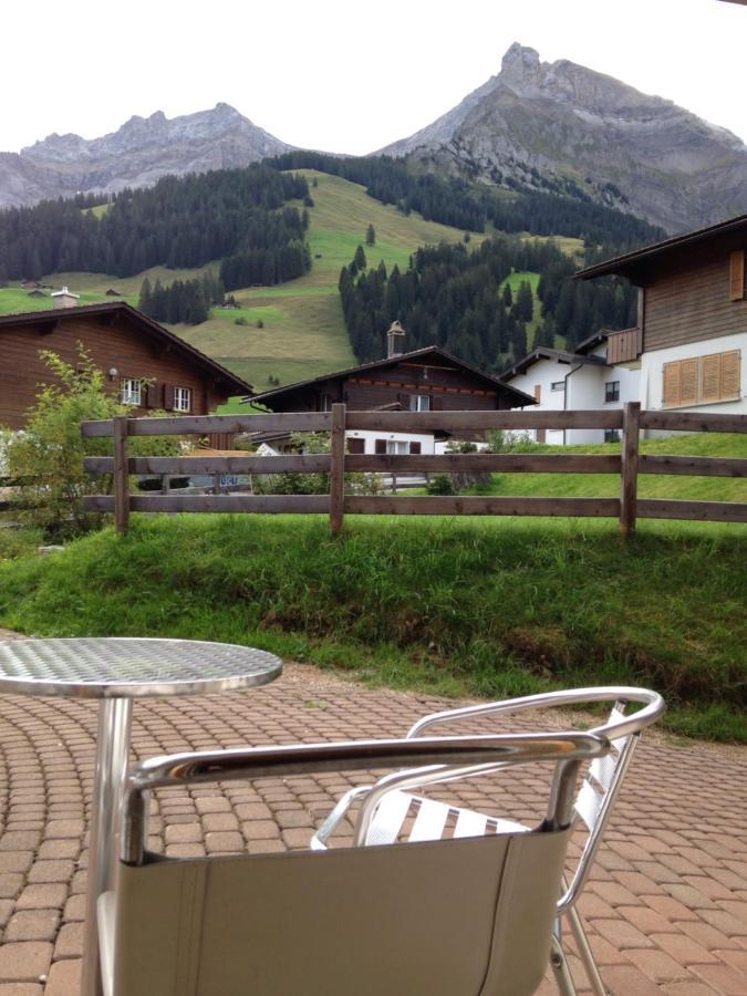 2-Zimmer Ferienwohnung,Parterre,Sitzplatz,Garage Adelboden Exterior foto